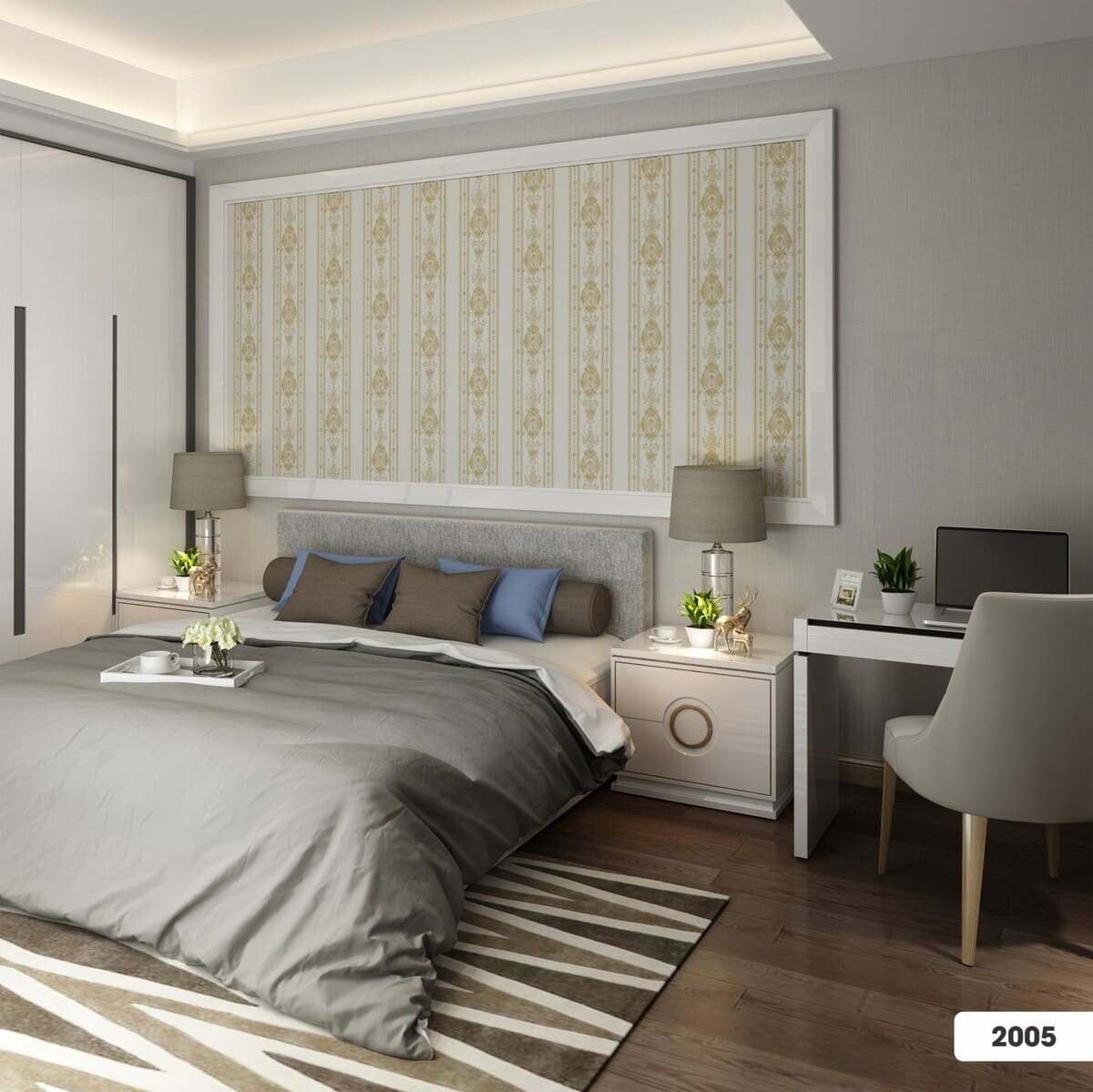 Vải dán tường sợi thủy tinh VY2005 - Ảnh 2