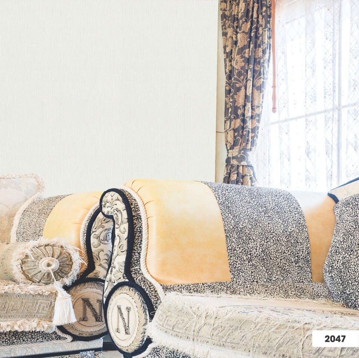 Vải dán tường sợi thủy tinh VY2047 - Ảnh 2